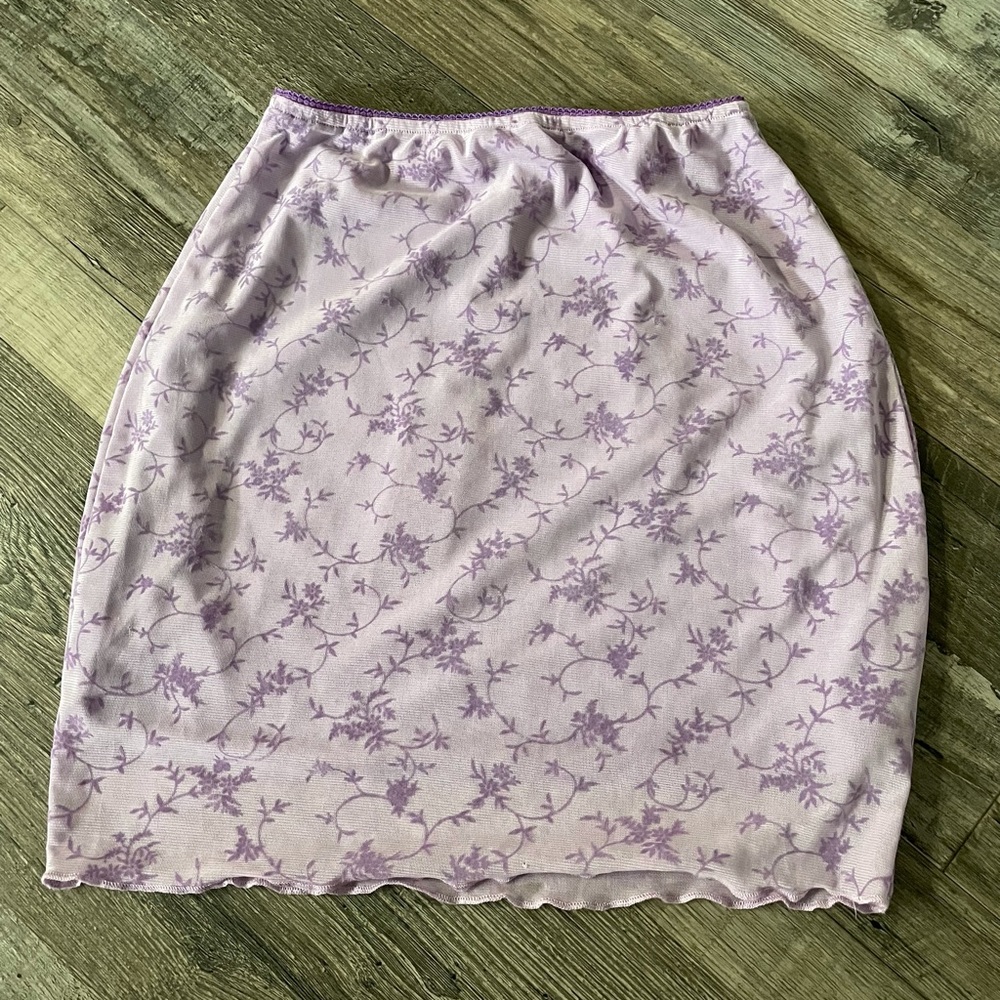 Motel lilac mini skirt